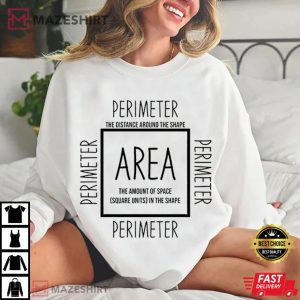 Area And Perimeter Math Lover T Shirt (1)