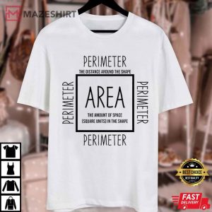 Area And Perimeter Math Lover T Shirt (2)
