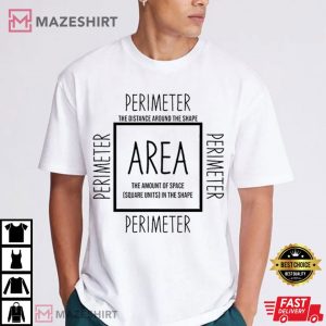 Area And Perimeter Math Lover T Shirt (4)