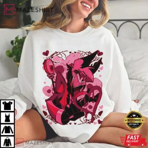 The Radio Demon Alastor Hazbin Hotel T Shirt (2)