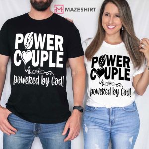 Power Couple Married Matching Couple Shirt (2)