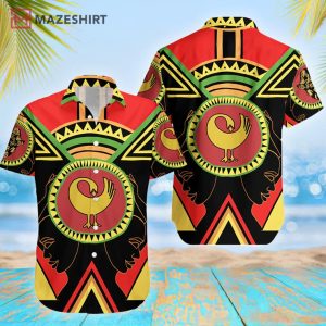 Black History African Adinkra Sankofa Hawaiian Shirt