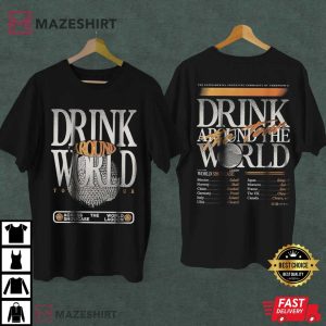 EPCOT Drink Around the World Tour T Shirt (3)