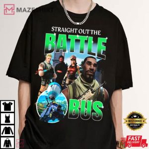 Drake Straight Out The Battle Bus Fortnite T Shirt (3)