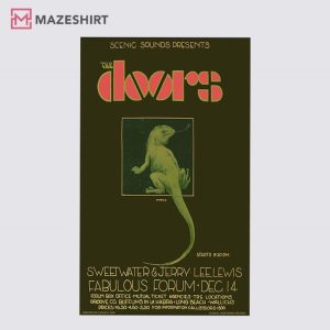 The Doors 1960s LA Forum Concert Poster