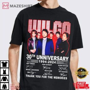 Wilco 30th Anniversary 1994 2024 Thank you for the Memories T Shirt (3)