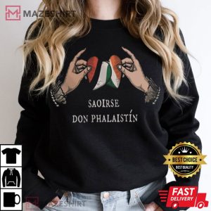 Ireland Solidarity For Palestine Saoirse don Phalaistin T Shirt (2)