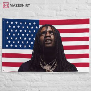 Chief Keef American rapper and singer America Flag (3)