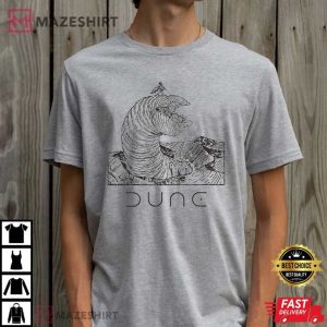 Dune Sandworms Shai Hulud T Shirt (2)