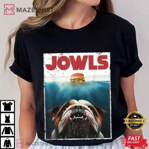 Bulldog Jowls Burger Bully Dog Lovers T Shirt (3)