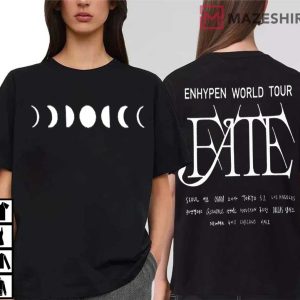 ENHYPEN manifesto world tour Tシャツ 黒 Mサイズ Enhypen T-shirt Black Size M World Tour Manifesto Official