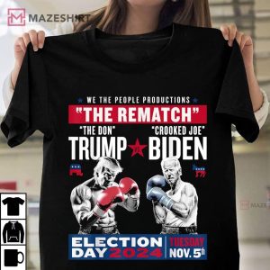 The Rematch The Don Trump And Crooked Joe Biden Election 2024 T Shirt (1)