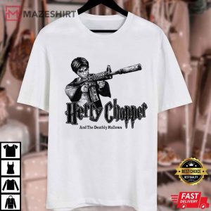 Herry Chopper And The Deadly Hallows Harry Potter T Shirt (1)