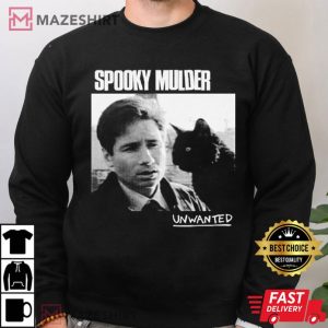Spooky Mulder Unwanted Jawbreaker the X Files T Shirt (1)