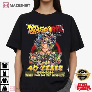 40 Years of Akira Toriyama's Dragon Ball T Shirt (3)