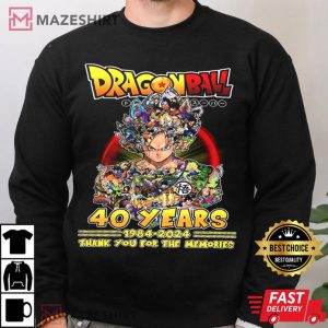 40 Years of Akira Toriyama's Dragon Ball T Shirt (4)