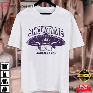 Aaron Jones Showtime Minnesota Vikings T Shirt (3)