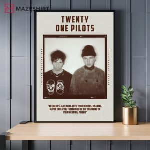 Dealing with your Demons Twenty One Pilots Poster