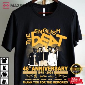 The Beat 46th Anniversary 1978 2024 Thank You For The Memories T Shirt (1)