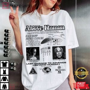 Heaven's Gate Cult Survive Above Human 90s T Shirt (3)