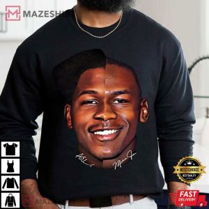 Anthony Edwards Michael Jordan Timberwolves T Shirt (3)