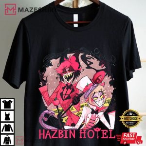 Hazbin Hotel Alastor x Lucifer T Shirt (3)