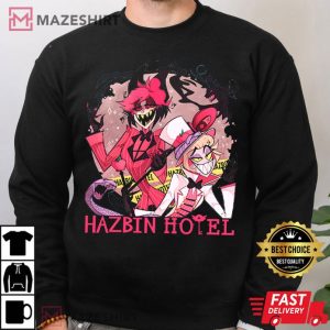 Hazbin Hotel Alastor x Lucifer T Shirt (4)