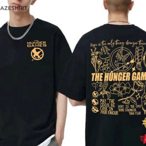 The Hunger Games Shirt Hope is the only thing Stronger than Fear Doodle T Shirt (2)