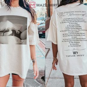 The Tortured Poets Department Shirt The Manuscript Taylor Swift T Shirt (2)