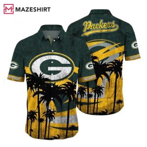 Green Bay Packers Nfl Graphic Tropical Pattern Hawaii Shirt
