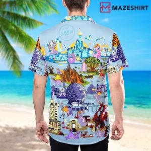 Purple Dragon Disney Hawaiian Shirt (1)