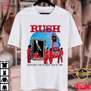 Rush Moving Pictures Tour 1981 T Shirt (2)