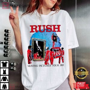 Rush Moving Pictures Tour 1981 T Shirt (3)