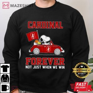 Snoopy Stanford Cardinal football T Shirt (3)
