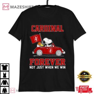 Snoopy Stanford Cardinal football T Shirt (4)