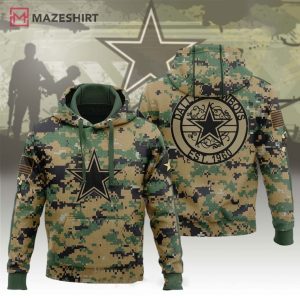 Dallas Cowboys NFL Veterans 3D Hoodie