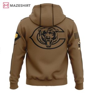 Chicago Bears NFL Special Veterans 3D Hoodie (2)