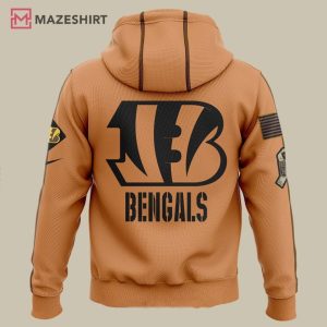 Cincinnati Bengals NFL Salute To Service Veteran 3D Hoodie (1)