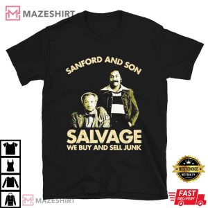 Sanford and Son Salvage We Buy Sell Junk T Shirt (1)