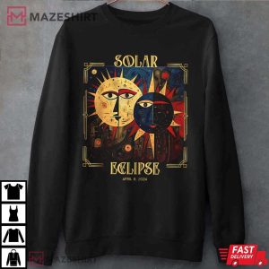 Solar Eclipse 2024 Totality April 8th Art T Shirt (4)