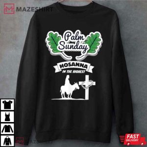 Palm Sunday Palm Leaf Hosanna T Shirt (3)