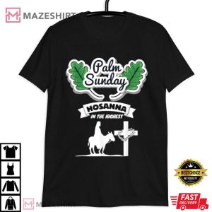 Palm Sunday Palm Leaf Hosanna T Shirt (4)