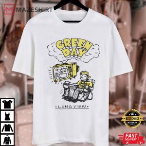 Green Day Longview Doodle T Shirt (1)