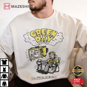 Green Day Longview Doodle T Shirt (4)