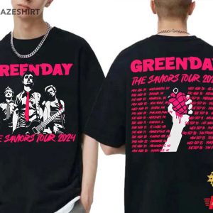 Green Day The Saviors Tour 2024 T Shirt (2)