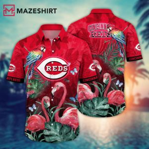 Cincinnati Reds MLB Road Trips Aloha Hawaiian Shirt