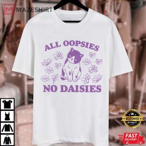 Kitten All Oopsies No Daisies Retro Nostalgia Cat T Shirt (4)
