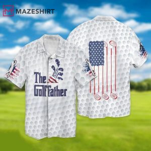 Fathers Day Gift The Golffather Hawaiian Shirt