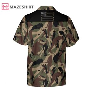 Tattered Camouflage Golf Hawaiian Shirt (2)