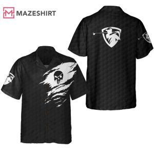 The Golf Skull Golfer Hawaiian Shirt
